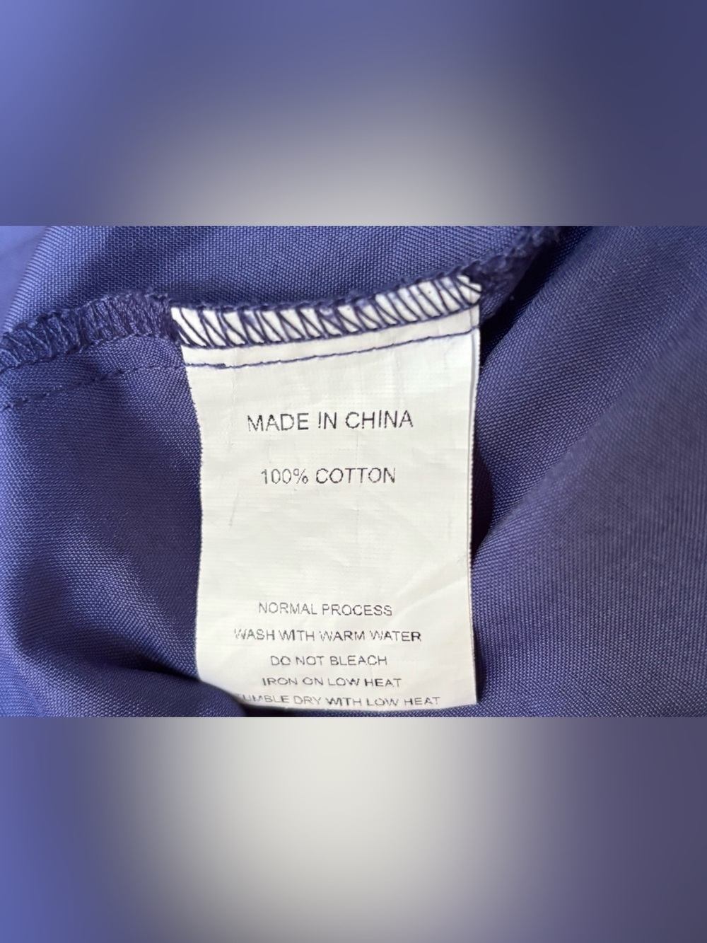 Simplee Cobalt Blue 100% Cotton Eyelet Midi Maxi Dress M Boho Cottagecore - Picture 7 of 14
